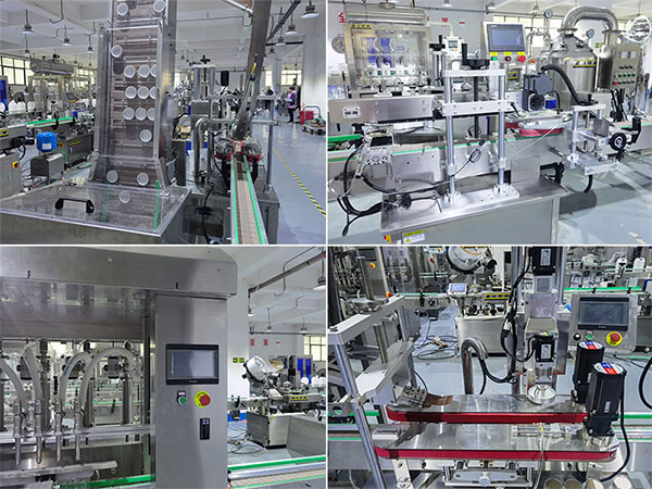 全自動液體灌裝機(jī)生產(chǎn)線